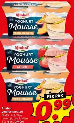 Boni Almhof yoghurtmousse aanbieding