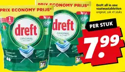 Boni Dreft all in one vaatwastabletten aanbieding