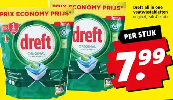 Boni Dreft all in one vaatwastabletten aanbieding