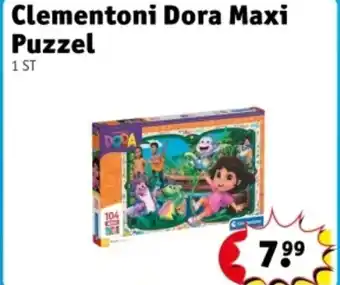 Kruidvat Clementoni Dora Maxi Puzzel aanbieding
