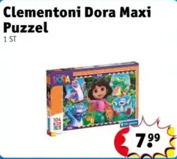 Kruidvat Clementoni Dora Maxi Puzzel aanbieding