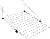 Bol.com Tomado Metaltex - Den Haag Radiator/Balkon Droogrek - 9m Drooglengte - Ophangbaar - Zilvergrijs aanbieding