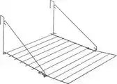 Bol.com Tomado Metaltex - Breda Hangdroogrek - 7m Drooglengte - Ophangbaar - Matzwart aanbieding