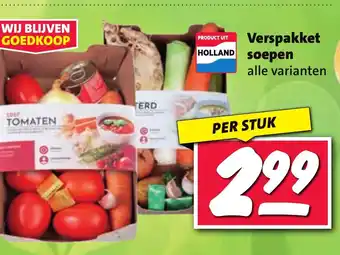 Nettorama Verspakket soepen aanbieding