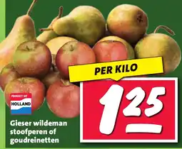Nettorama Gieser wildeman stoofperen of goudreinetten aanbieding