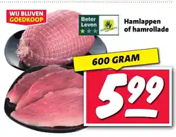 Nettorama Hamlappen of hamrollade aanbieding