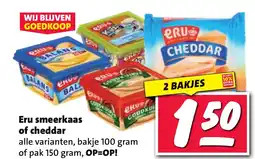 Nettorama Eru smeerkaas of cheddar aanbieding