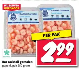Nettorama Ras cocktail garnalen gepeld aanbieding