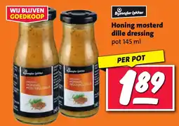 Nettorama Honing mosterd dille dressing aanbieding