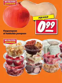 Nettorama Flespompoen of hokkaido pompoen aanbieding
