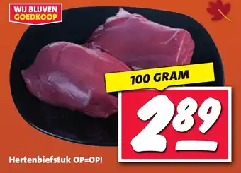 Nettorama Hertenbiefstuk aanbieding