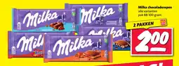 Nettorama Milka chocoladerepen aanbieding