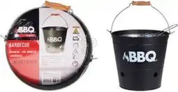 Bol.com Barbecue emmer mat zwart 26 cm - Barbecue aanbieding