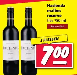 Nettorama Hacienda malbec reserve aanbieding