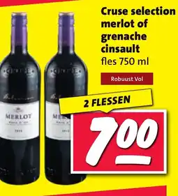 Nettorama Cruse selection merlot of grenache cinsault aanbieding