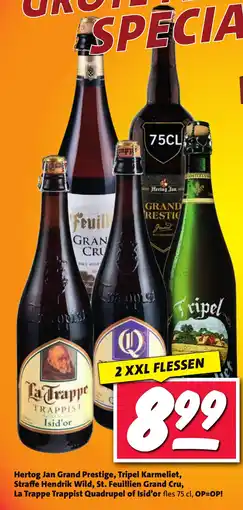 Nettorama Hertog Jan Grand Prestige, Tripel Karmeliet, Straffe Hendrik Wild, St. Feuillien Grand Cru aanbieding