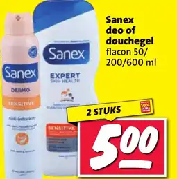 Nettorama Sanex deo of douchegel aanbieding