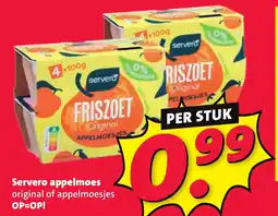 Nettorama Servero appelmoes original of appelmoesjes aanbieding