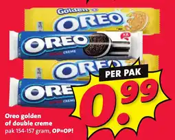 Nettorama Oreo golden of double creme aanbieding