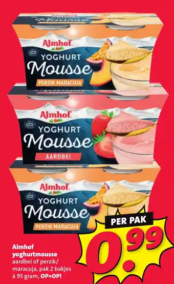 Nettorama Almhof yoghurtmousse aanbieding
