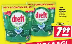 Nettorama Dreft vaatwas tabletten original all in one aanbieding