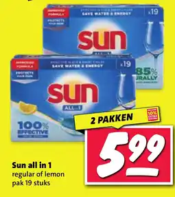 Nettorama Sun all in 1 regular of lemon aanbieding
