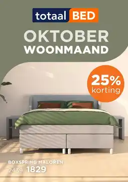 TotaalBED Boxspring Maloren aanbieding