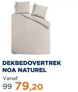 TotaalBED Dekbedovertrek Noa Wit 140 x 200/220 cm aanbieding