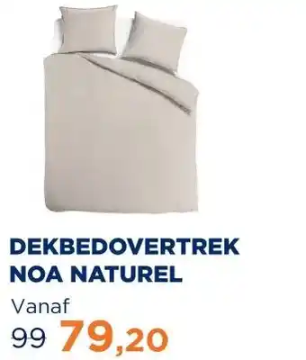 TotaalBED Dekbedovertrek Noa Wit 140 x 200/220 cm aanbieding