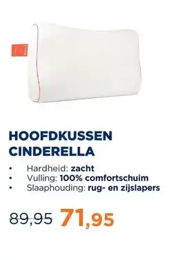 TotaalBED Hoofdkussen Cinderella Contour Jump aanbieding
