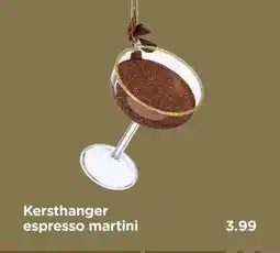 Xenos Kersthanger espresso martini aanbieding