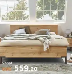 TotaalBED Bed Madrid | 140 x 200 cm | Imitatie Bianco Eiken aanbieding