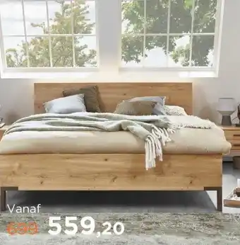 TotaalBED Bed Madrid | 140 x 200 cm | Imitatie Bianco Eiken aanbieding