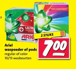 Nettorama Ariel waspoeder of pods regular of color aanbieding