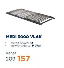 TotaalBED Lattenbodem Medi 3000 vlak aanbieding