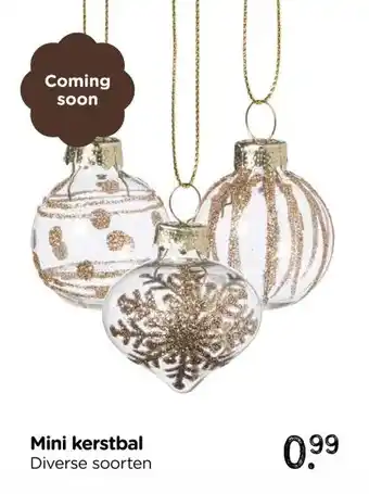 Xenos Mini kerstbal aanbieding