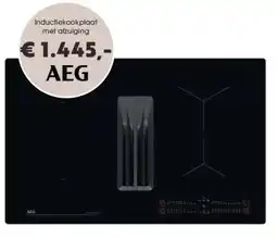 Superkeukens Inductiekookplaat met afzuiging aanbieding