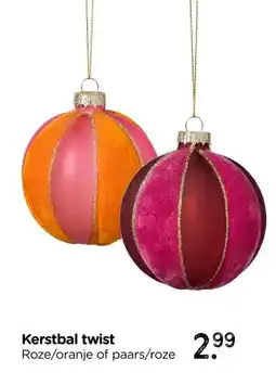 Xenos Kerstbal twist aanbieding