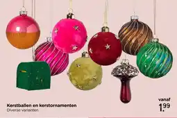 Xenos Kerstballen en kerstornamenten aanbieding