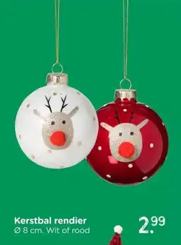Xenos Kerstbal rendier aanbieding
