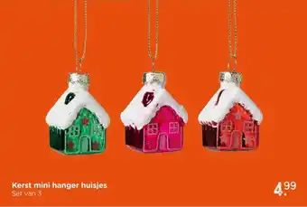 Xenos Kerst mini hanger huisjes aanbieding