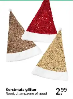 Xenos Kerstmuts glitter aanbieding