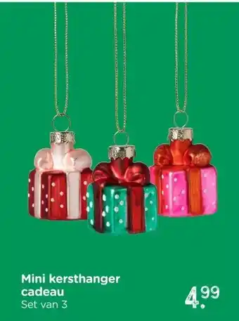 Xenos Mini kersthanger cadeau aanbieding
