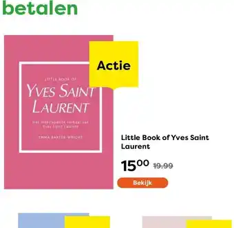 The Read Shop Little Book of Yves Saint Laurent aanbieding