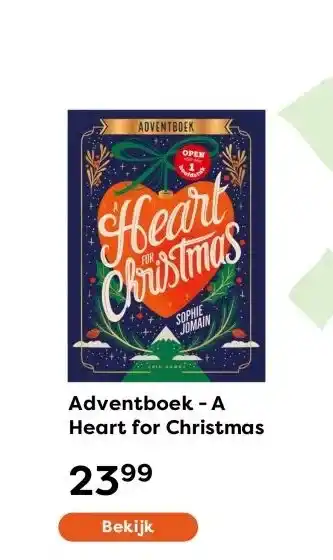 The Read Shop Adventboek - A Heart for Christmas aanbieding
