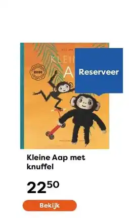 The Read Shop Kleine Aap met knuffel aanbieding