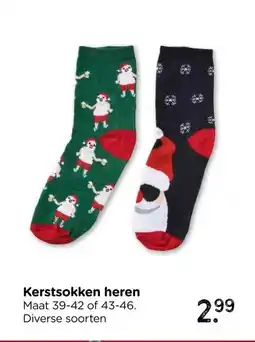 Xenos Kerstsokken heren aanbieding