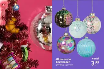 Xenos Glimmende kerstballen aanbieding