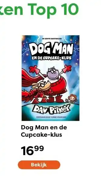 The Read Shop Dog Man en de Cupcake-klus aanbieding