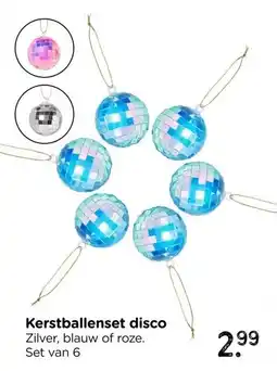 Xenos Kerstballenset disco aanbieding